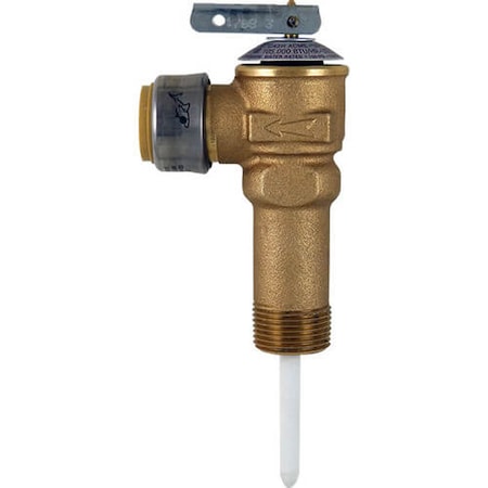 Sharkbite SharkBite NCLX-5LX 3/4 in. Brass Temperature and Pressure Relief Valve 24609-0150